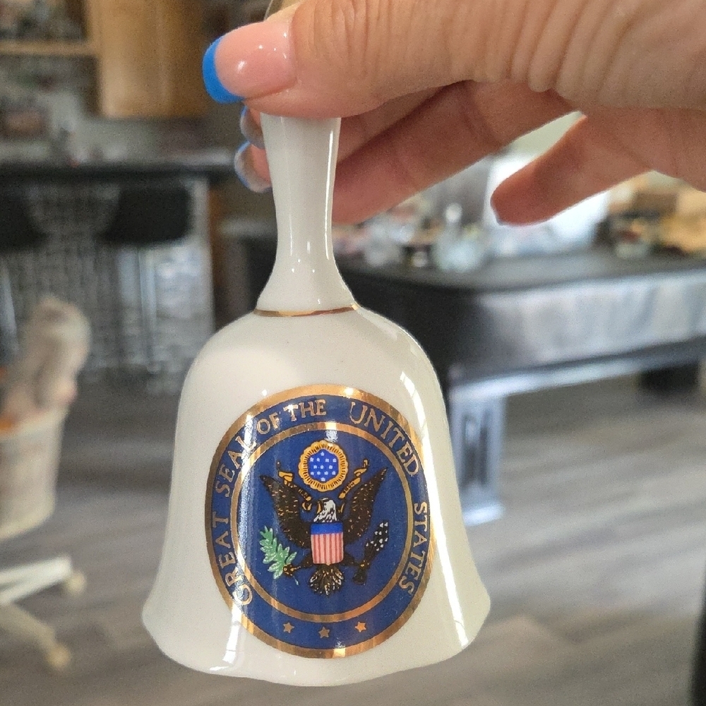 White Bell with Great Seal of the United States